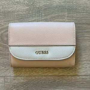 Guess Pink and White Wallet Never Used